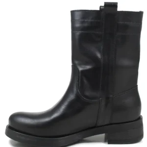 Stivali Invernali | Bikers Invernali | In Time Stivali Biker Invernali "303FW" - Pelle Nero