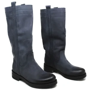 Stivali Invernali | Bikers Invernali | In Time Stivali Biker Invernali "309FW" - Nabuk Blu