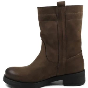 Stivali Invernali | Bikers Invernali | In Time Stivali Biker Invernali "303FW" - Nabuk Marrone TestadiMoro