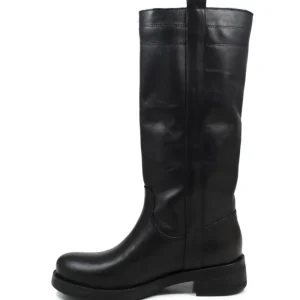 Stivali Invernali | Bikers Invernali | In Time Stivali Biker Invernali "309FW" - Pelle Nero