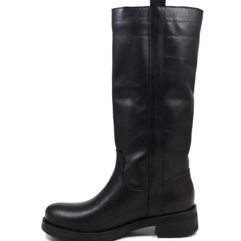 stivali_biker_invernali_q_3-5.webp Stivali Invernali | Bikers Invernali | In Time Stivali Biker Invernali "309FW" - Pelle Nero