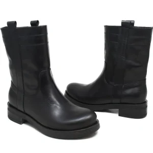 Stivali Invernali | Bikers Invernali | In Time Stivali Biker Invernali "303FW" - Pelle Nero