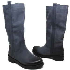 Stivali Invernali | Bikers Invernali | In Time Stivali Biker Invernali "309FW" - Nabuk Blu