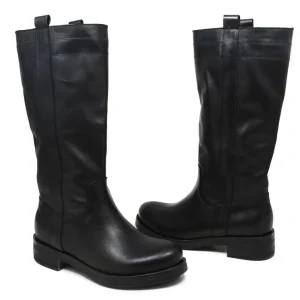 Stivali Invernali | Bikers Invernali | In Time Stivali Biker Invernali "309FW" - Pelle Nero