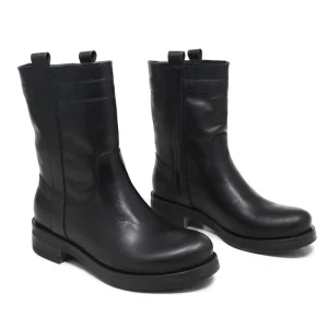 Stivali Invernali | Bikers Invernali | In Time Stivali Biker Invernali "303FW" - Pelle Nero