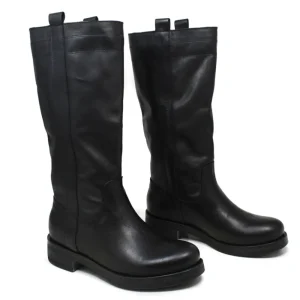 Stivali Invernali | Bikers Invernali | In Time Stivali Biker Invernali "309FW" - Pelle Nero