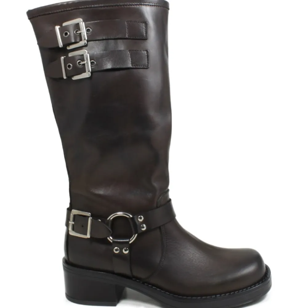 stivali_biker_punta_squad_0-1.webp Stivali Invernali | Bikers Invernali | Personal Stivali Biker Punta Squadrata 3 Fibbie "ROGER" - Marrone TestadiMoro