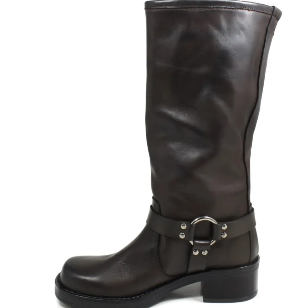 stivali_biker_punta_squad_2-1.webp Stivali Invernali | Bikers Invernali | Personal Stivali Biker Punta Squadrata 3 Fibbie "ROGER" - Marrone TestadiMoro