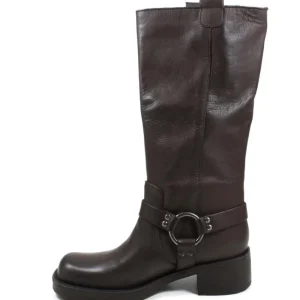 Stivali Invernali | Bikers Invernali | Personal Stivali Biker Punta Squadrata con Cavigliera "MICK" - Testa di Moro TestadiMoro