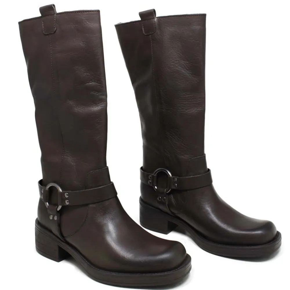 stivali_biker_punta_squad_4-5.webp Stivali Invernali | Bikers Invernali | Personal Stivali Biker Punta Squadrata con Cavigliera "MICK" - Testa di Moro TestadiMoro