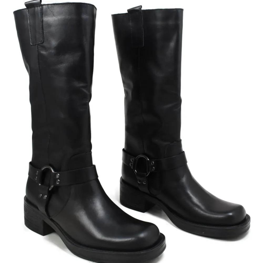 stivali_biker_punta_squad_5-4.webp Stivali Invernali | Bikers Invernali | Personal Stivali Biker Punta Squadrata con Cavigliera "MICK" - Nero