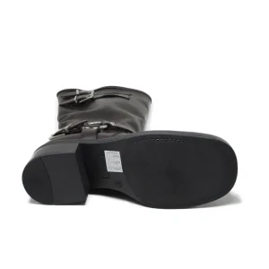 Stivali Invernali | Bikers Invernali | Personal Stivali Biker Punta Squadrata 3 Fibbie "ROGER" - Marrone TestadiMoro