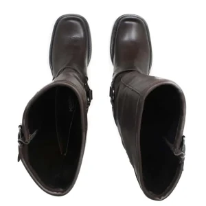 Stivali Invernali | Bikers Invernali | Personal Stivali Biker Punta Squadrata 5 Fibbie "DAVE" - Testa di Moro TestadiMoro