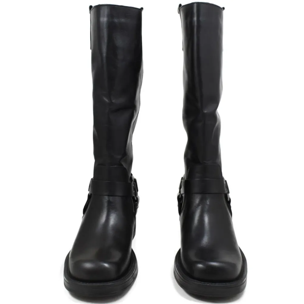 stivali_biker_punta_squad_7-4.webp Stivali Invernali | Bikers Invernali | Personal Stivali Biker Punta Squadrata con Cavigliera "MICK" - Nero