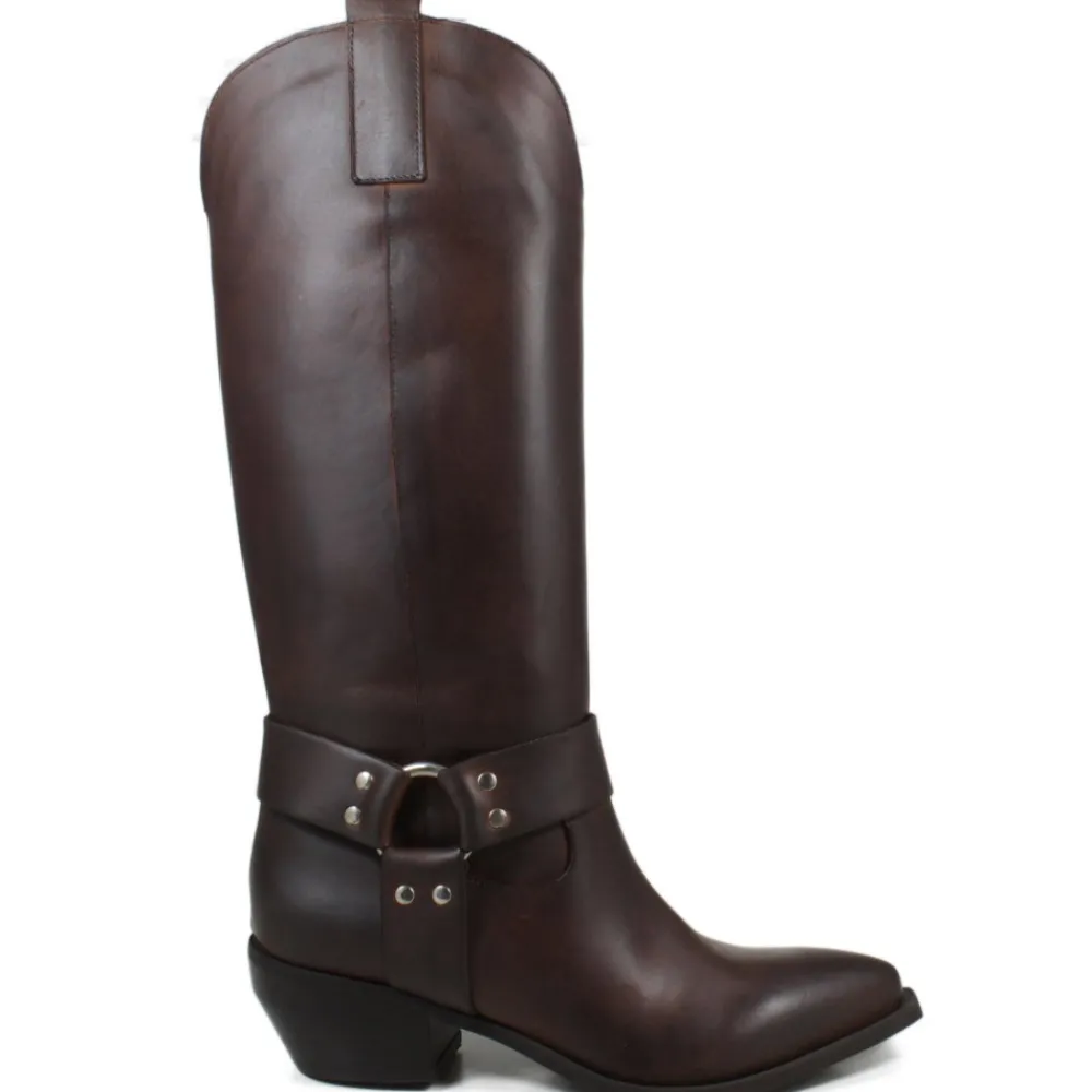 stivali_camperos_texani_c_0.webp Stivali Con Tacco | Stivali Invernali | Personal Stivali Camperos Texani con Cavigliera "PAGE" - Pelle Ingrassata Marrone TestadiMoro