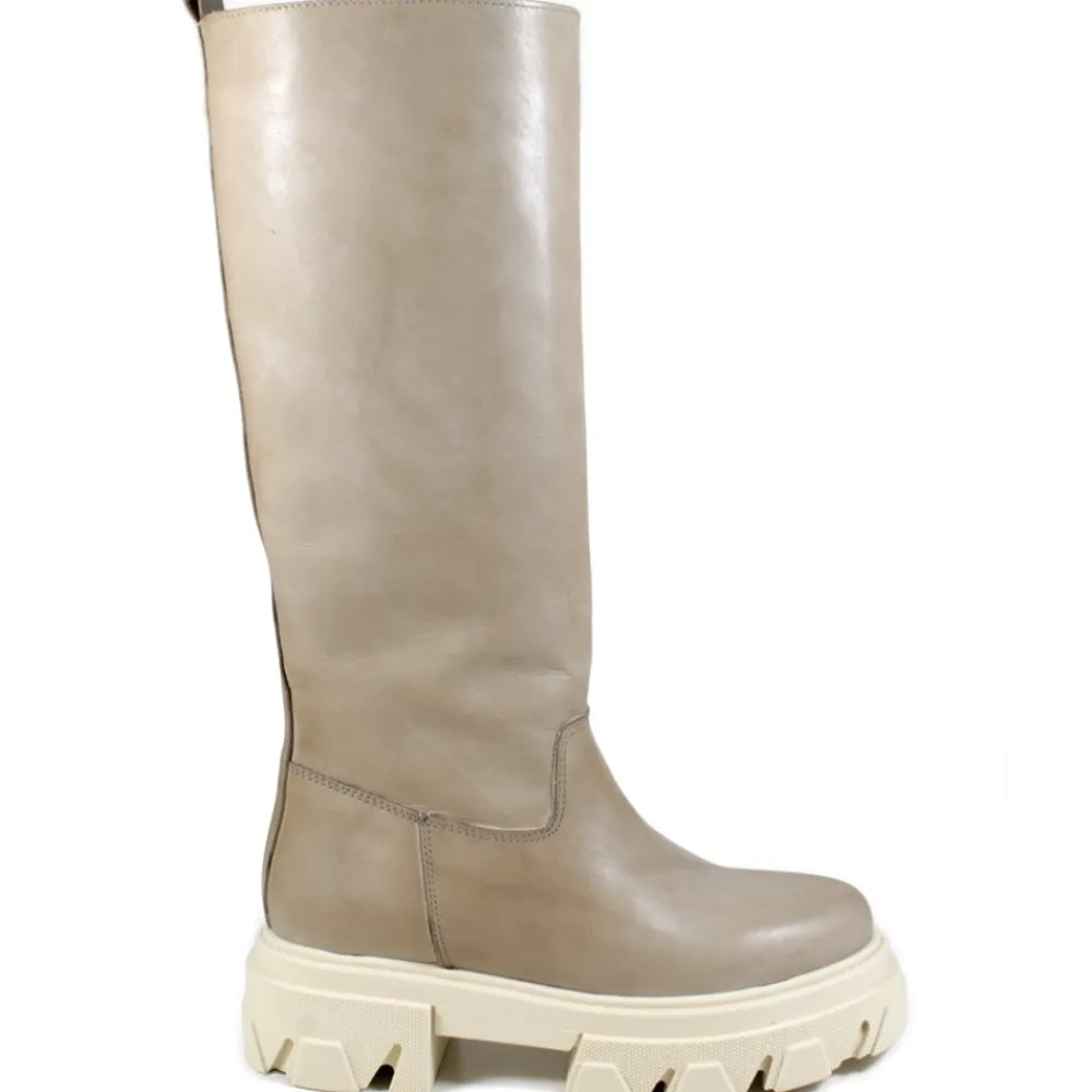 stivali_combat_boots_plat_0.webp Anfibi | Stivali E Scarpe Con Zeppa | Personal Stivali Combat Boots Platform "SNAP" - Pelle Taupe