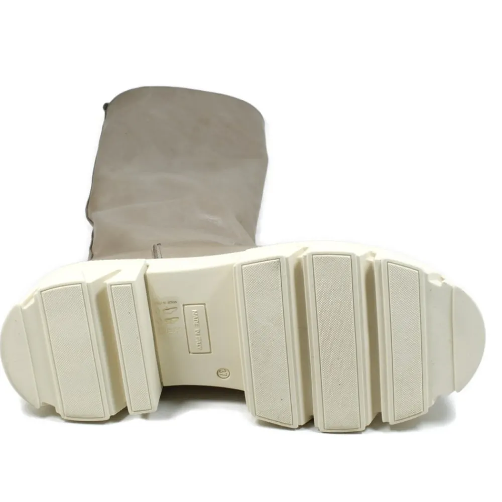 stivali_combat_boots_plat_6.webp Anfibi | Stivali E Scarpe Con Zeppa | Personal Stivali Combat Boots Platform "SNAP" - Pelle Taupe