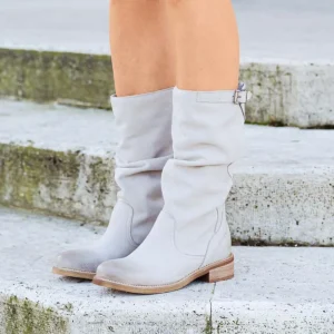 Stivali Estivi | Bikers Estivi | In Time Stivali Estivi Biker Boots "Soul/M" - Grigio