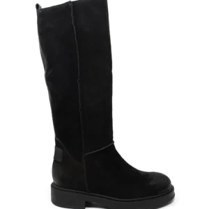 Stivali Invernali | Bikers Invernali | Personal Stivali Invernali Alti Scamosciati "DECK/A" - Nero