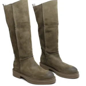 Stivali Invernali | Bikers Invernali | Personal Stivali Invernali Alti Scamosciati "DECK/A" - Taupe