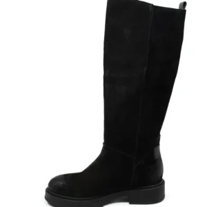 Stivali Invernali | Bikers Invernali | Personal Stivali Invernali Alti Scamosciati "DECK/A" - Nero