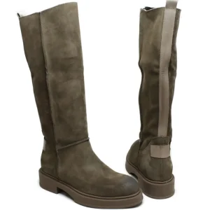 Stivali Invernali | Bikers Invernali | Personal Stivali Invernali Alti Scamosciati "DECK/A" - Taupe