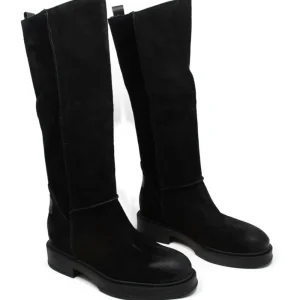 Stivali Invernali | Bikers Invernali | Personal Stivali Invernali Alti Scamosciati "DECK/A" - Nero