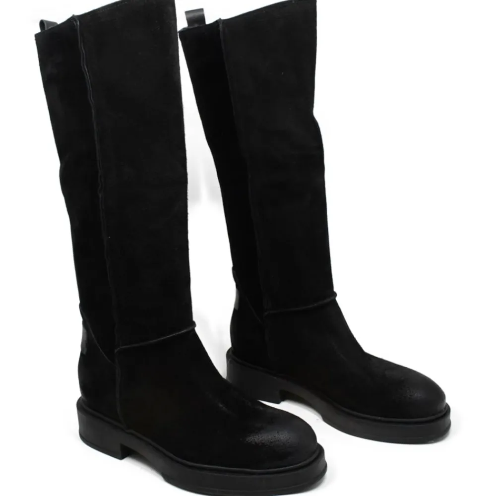 stivali_invernali_alti_sc_4.webp Stivali Invernali | Bikers Invernali | Personal Stivali Invernali Alti Scamosciati "DECK/A" - Nero