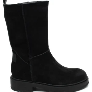 Stivali Invernali | Bikers Invernali | Personal Stivali Invernali Medi Scamosciati "DECK/M" - Nero