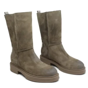 Stivali Invernali | Bikers Invernali | Personal Stivali Invernali Medi Scamosciati "DECK/M" - Taupe