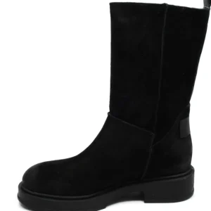 Stivali Invernali | Bikers Invernali | Personal Stivali Invernali Medi Scamosciati "DECK/M" - Nero