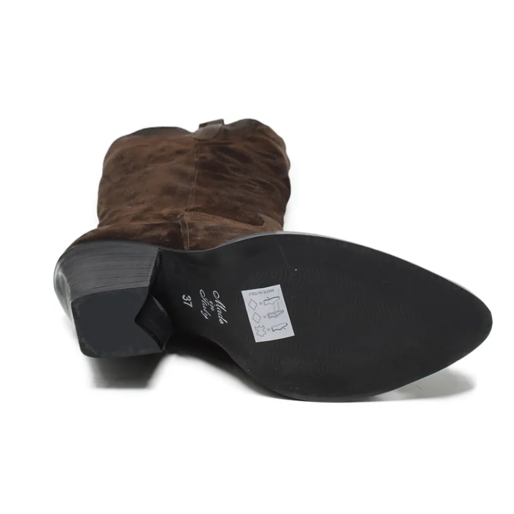 stivali_texani_camperos_r_7-1.webp Stivali Con Tacco | Stivali Texani | Personal Stivali Texani Camperos Ricamati con tacco "Leyla" - Camoscio Testa di Moro TestadiMoro