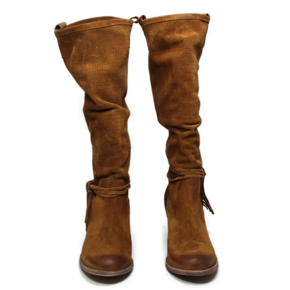 stivali_traforati_in_camo_6-1.webp Stivali Con Tacco | Stivali Estivi | In Time Stivali Traforati in Camoscio con Tacco "5020" - Cuoio